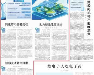 【经济日报】绿电交易规模持续扩大